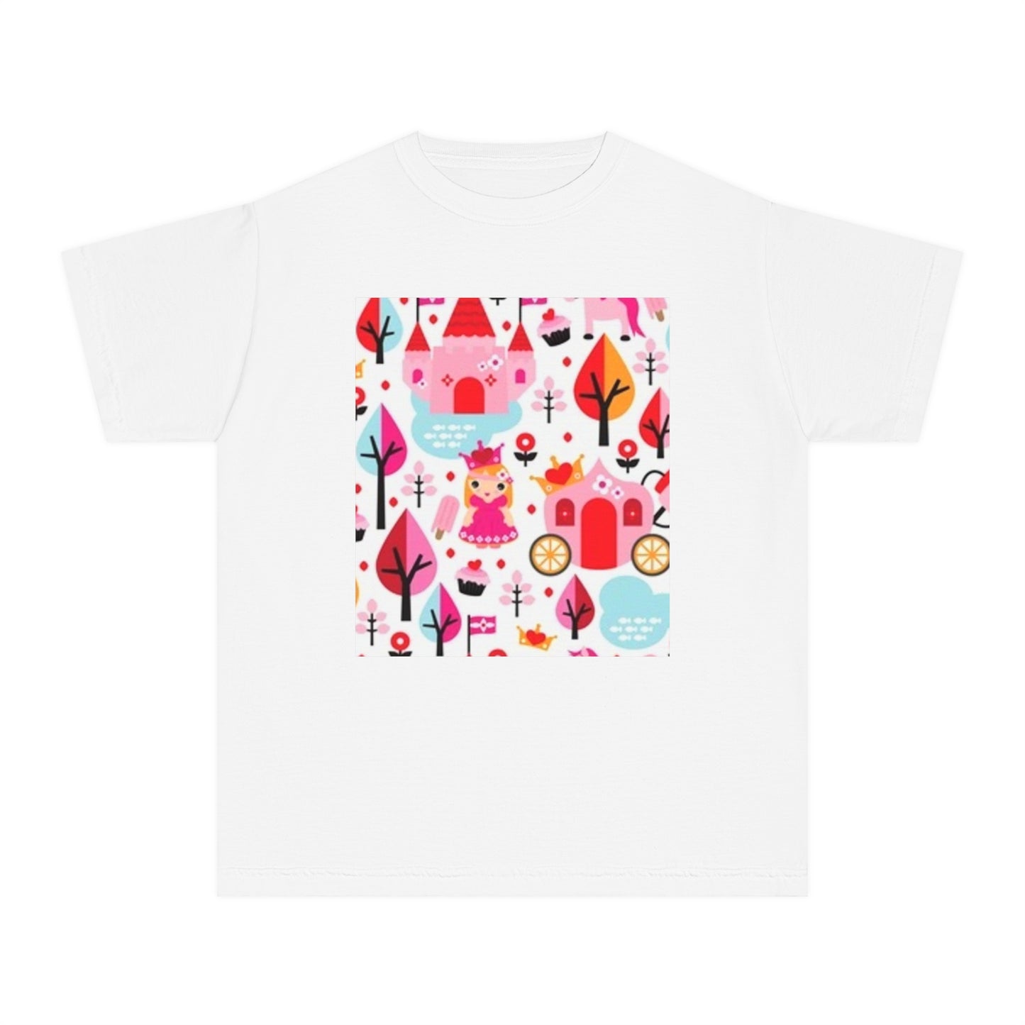 Youth Midweight Tee - Whimsical Fairy Tale Design for Kids