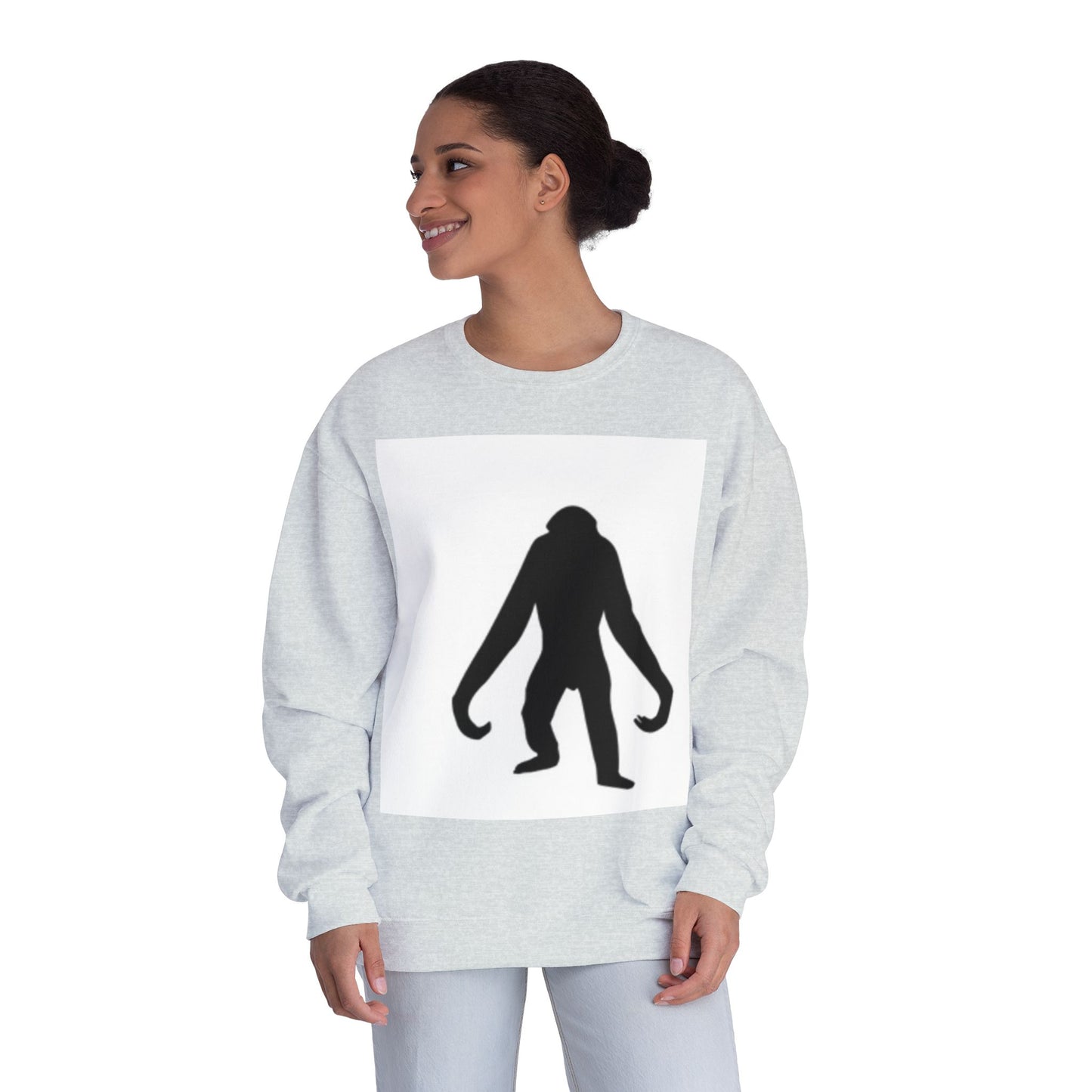 Sasquatch Silhouette Unisex Crewneck Sweatshirt - Cozy & Fun