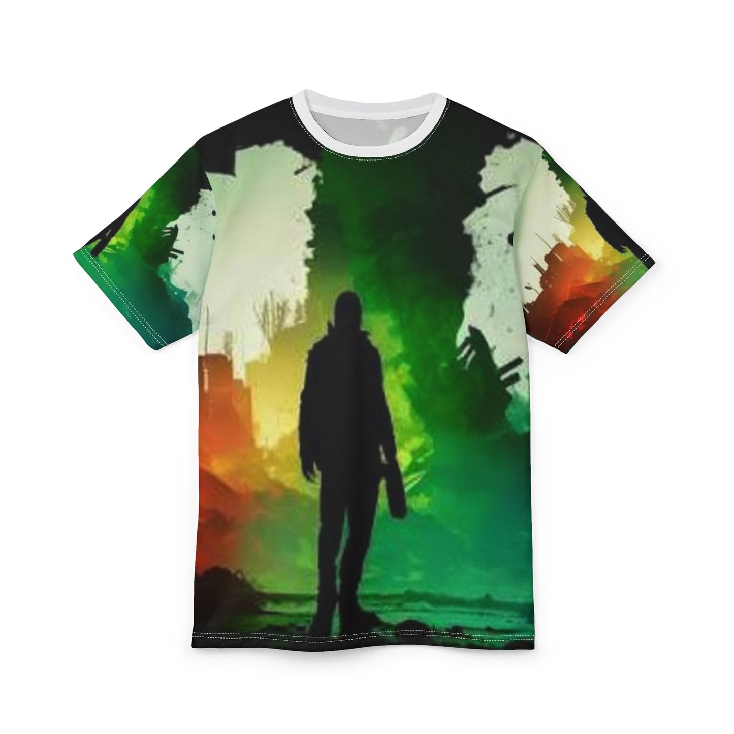 Adventure Vibes Unisex Cut & Sew Tee - Nature-Inspired Graphic Shirt