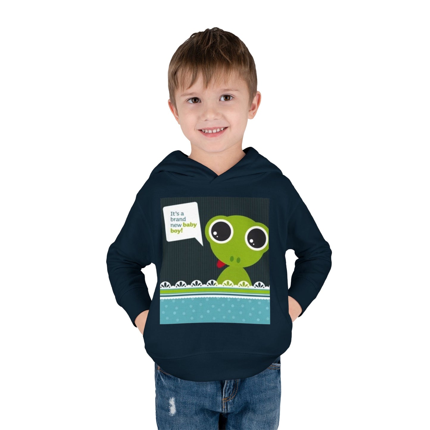 It's a Boy Alien Toddler Hoodie - Cute Fleece Pullover for Boys