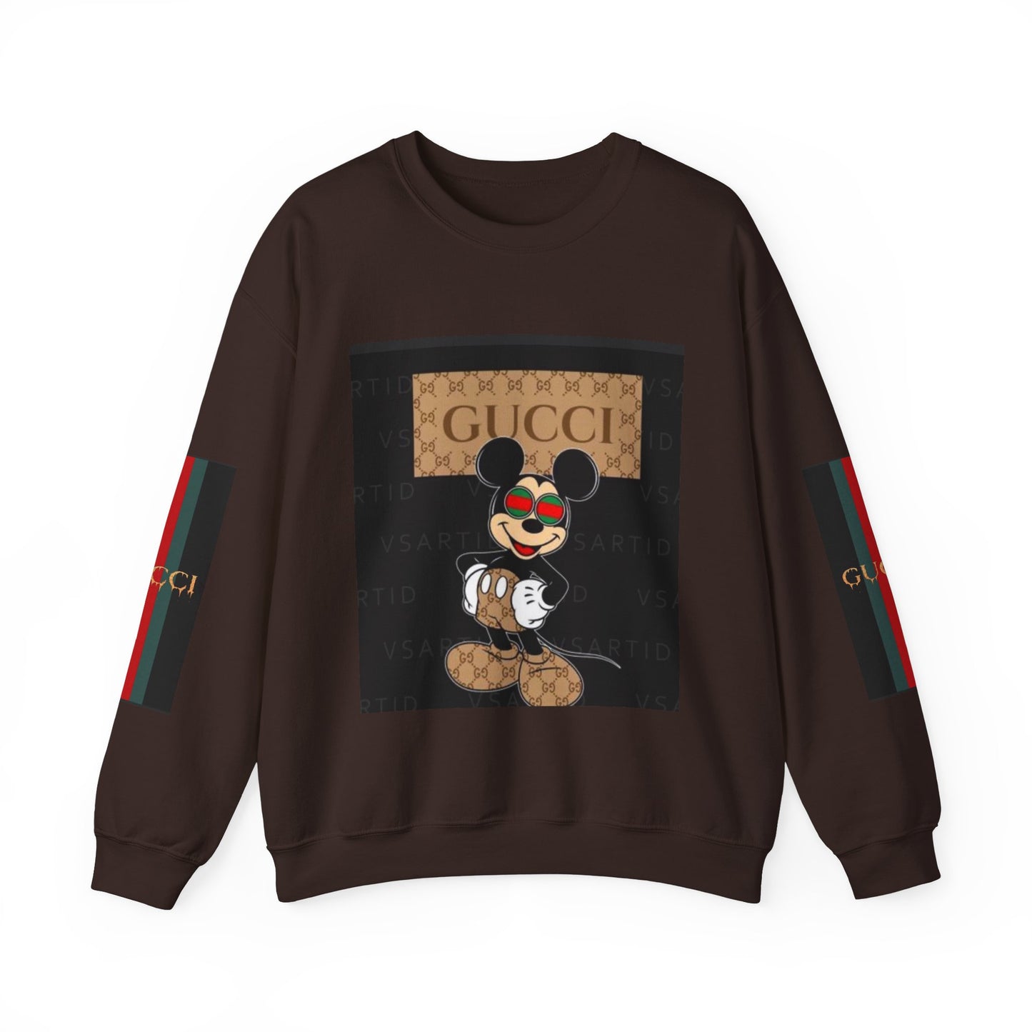 Gucci-Inspired Mickey Mouse Unisex Heavy Blend™ Crewneck Sweatshirt