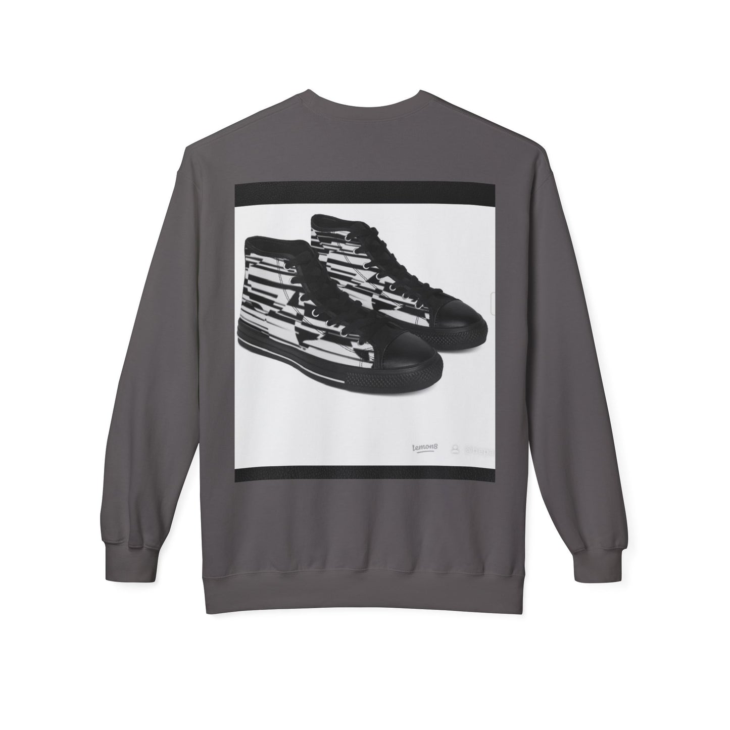 Cool Rhino and Sneakers Fleece Sweatshirt for Trendsetters