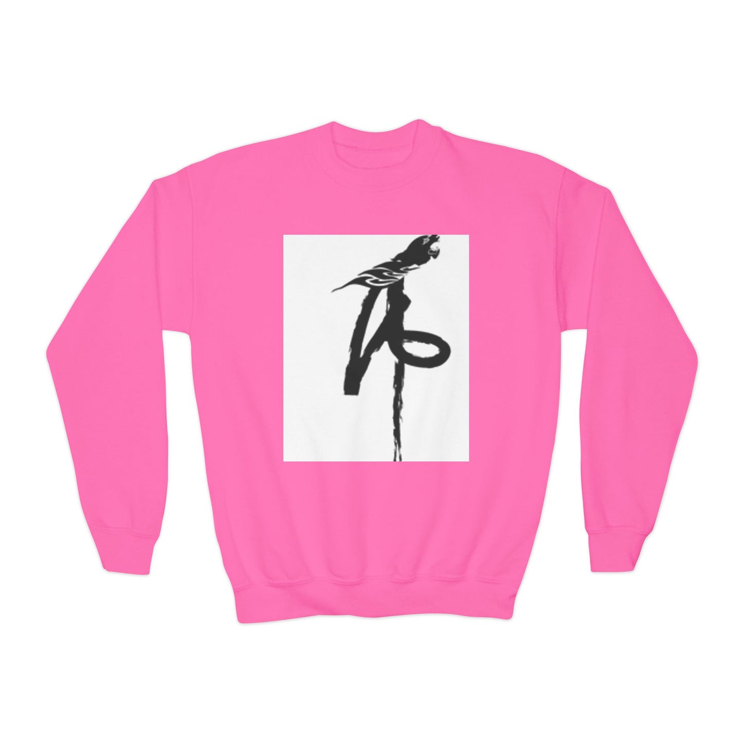 Youth Crewneck Sweatshirt with Parrot Design - Comfortable & Stylish for All Occasions