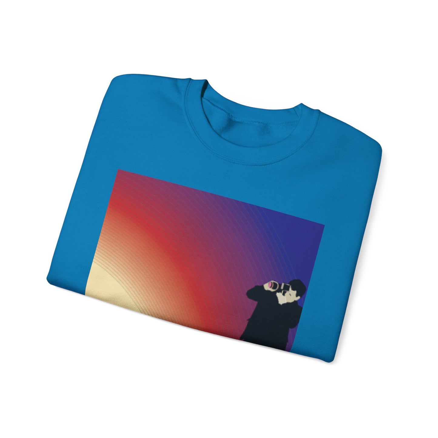 Vibrant Deer Sunset Unisex Crewneck Sweatshirt