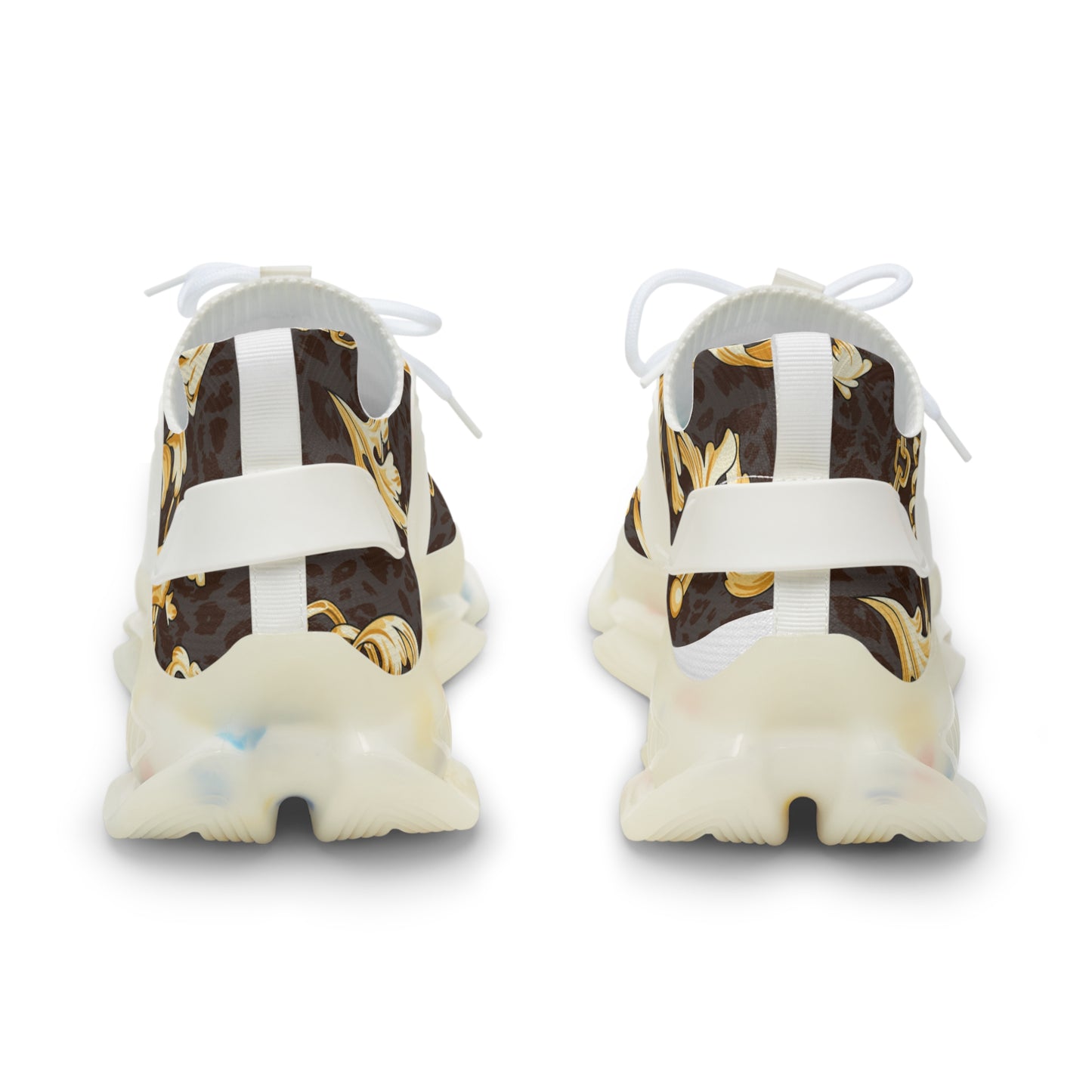 Stylish Men's Mesh Sneakers with Elegant Chain Design