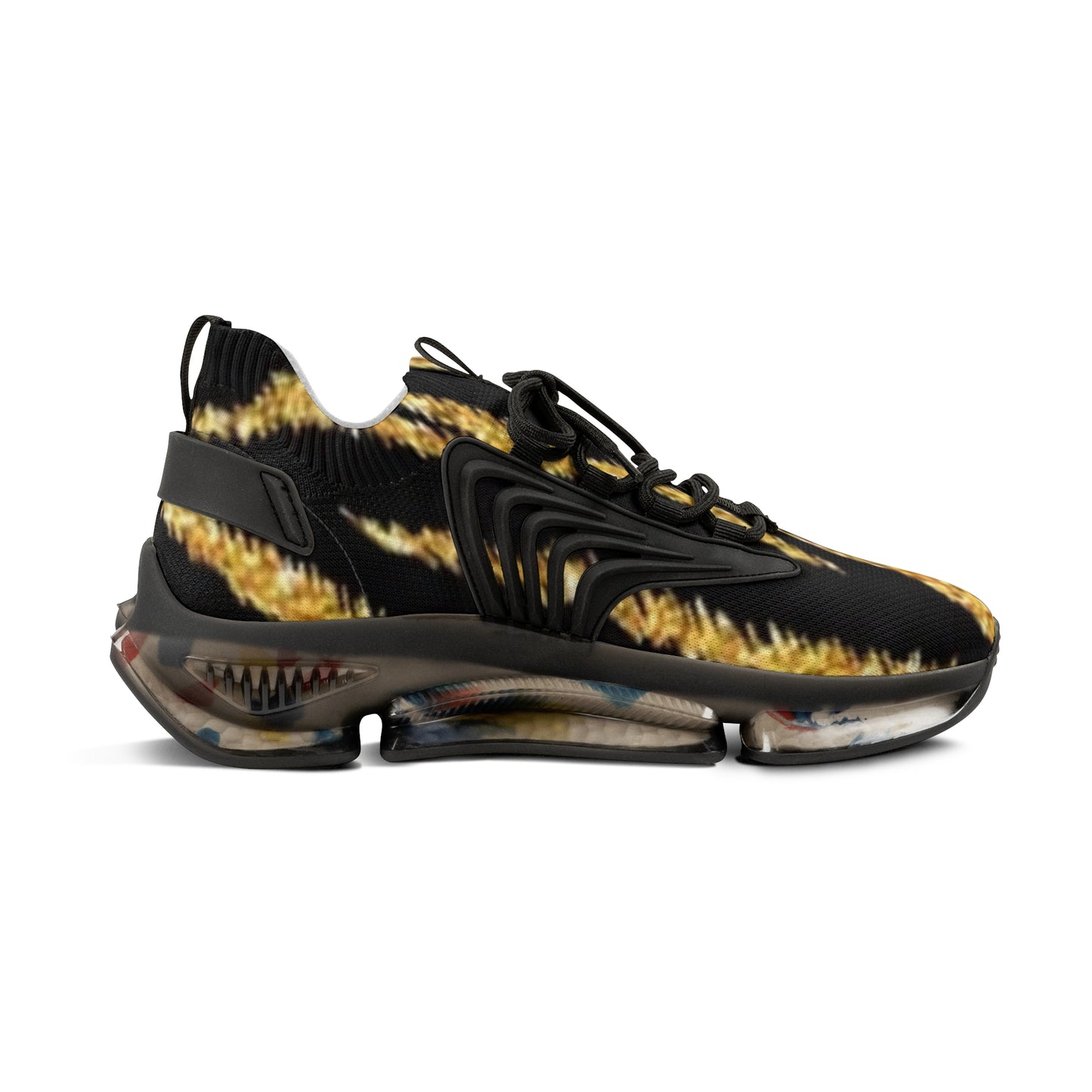 Stylish Men's Mesh Sneakers with Bold Design