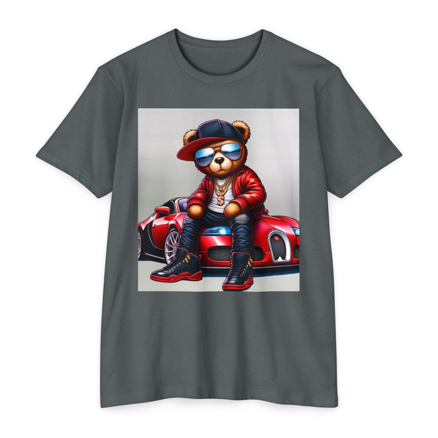Cool Bear Streetwear T-Shirt - Unisex Graphic Tee for Car Enthusiasts