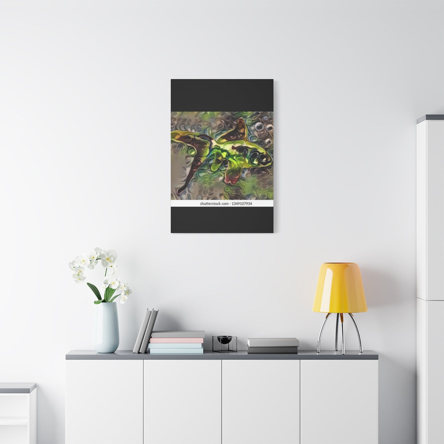 Abstract Nature Canvas Art - Stretched Matte Wall Decor