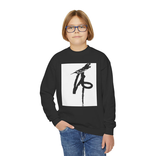 Youth Crewneck Sweatshirt with Parrot Design - Comfortable & Stylish for All Occasions