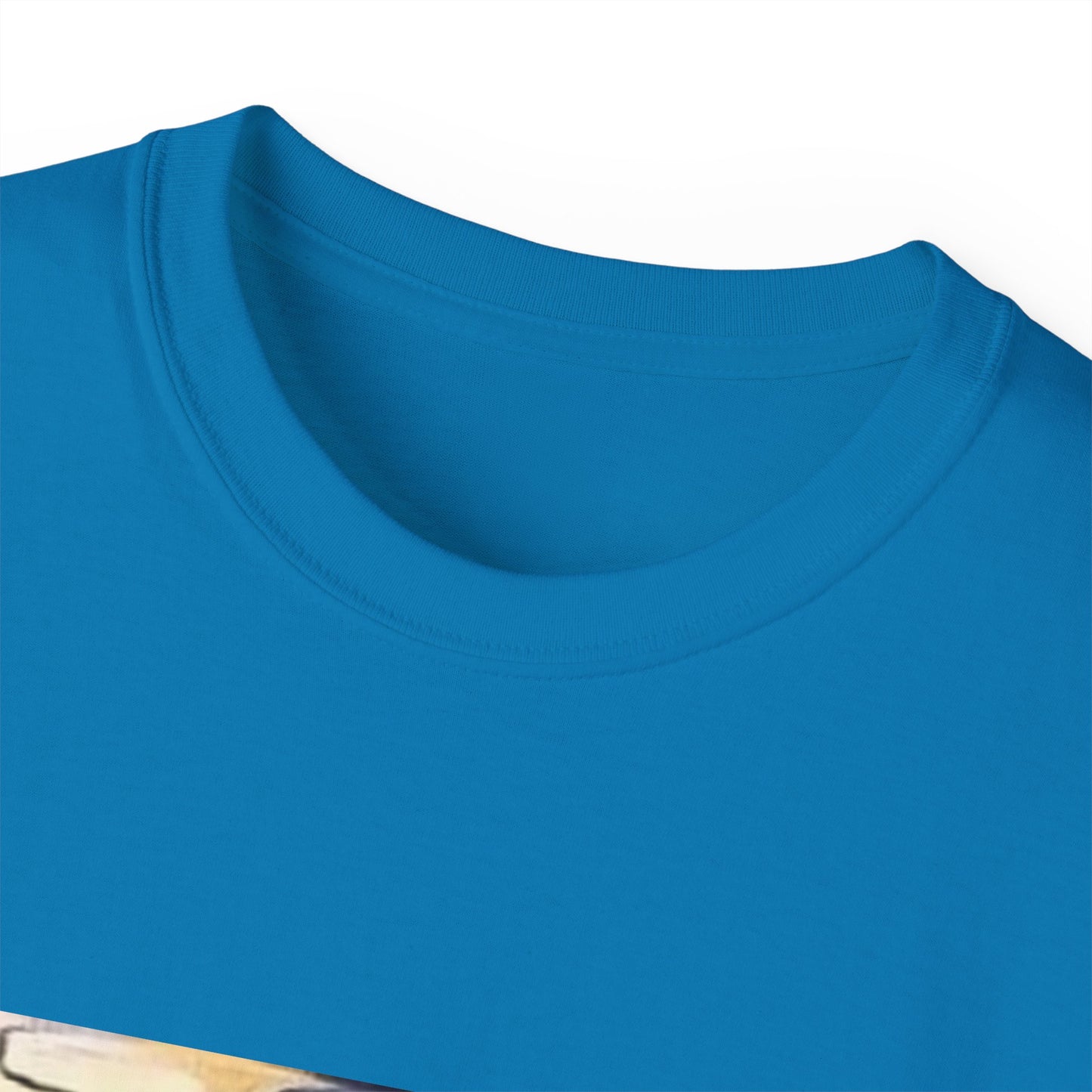 Colorful Ocean-Inspired Unisex Cotton Tee