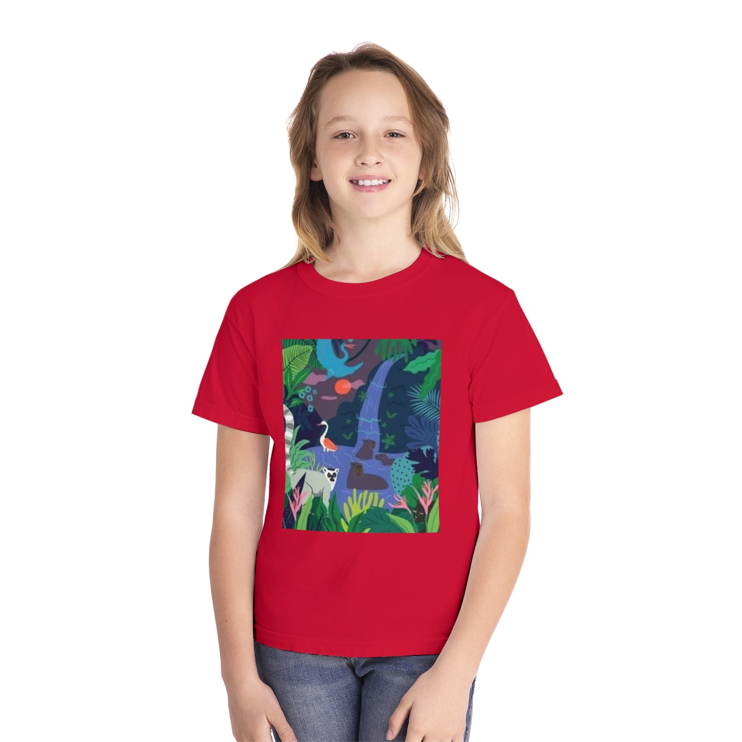 Colorful Jungle Adventure Youth Tee