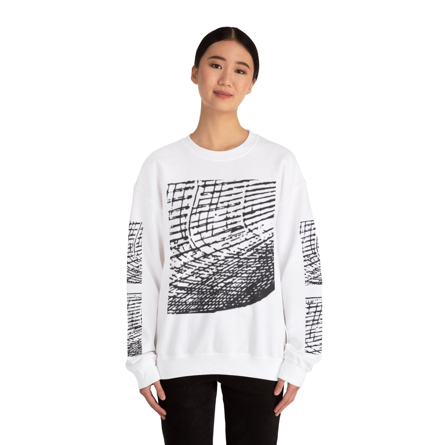 Artistic Unisex Crewneck Sweatshirt - Abstract Design for Cozy Vibes