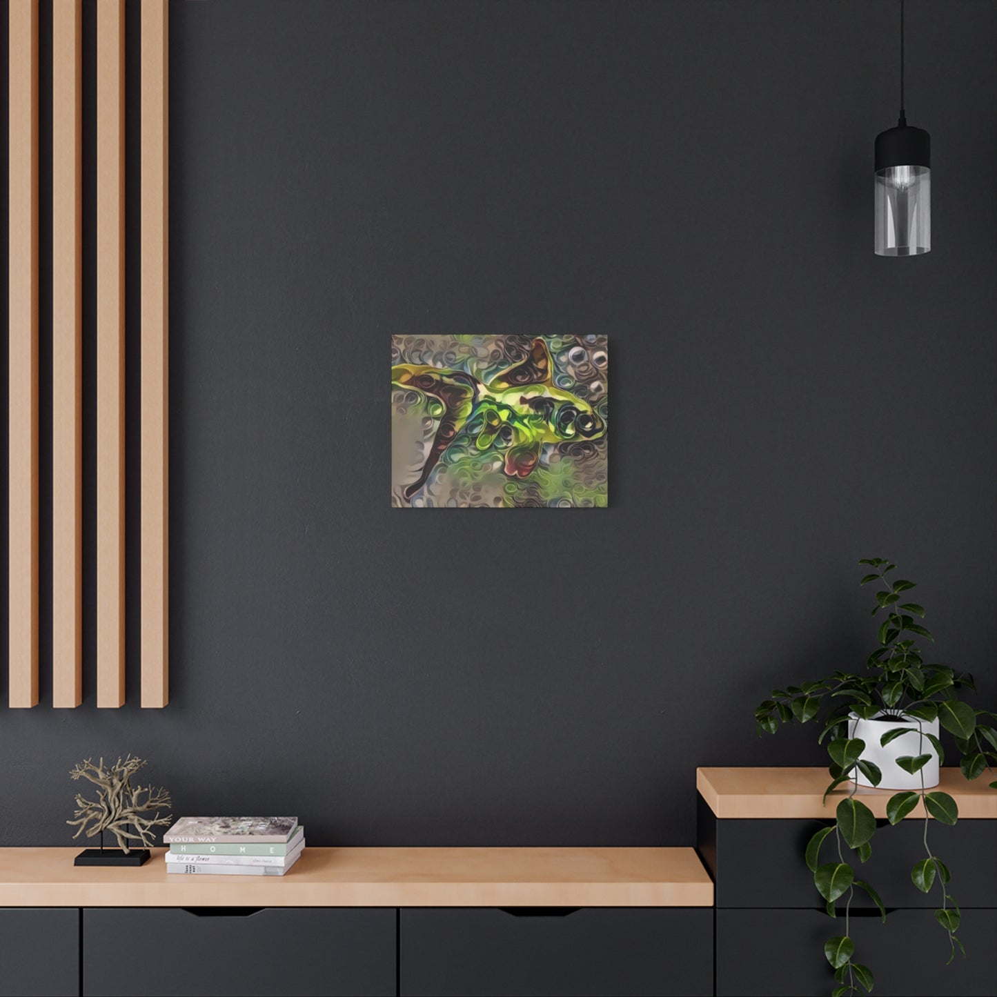 Abstract Nature Canvas Art - Stretched Matte Wall Decor