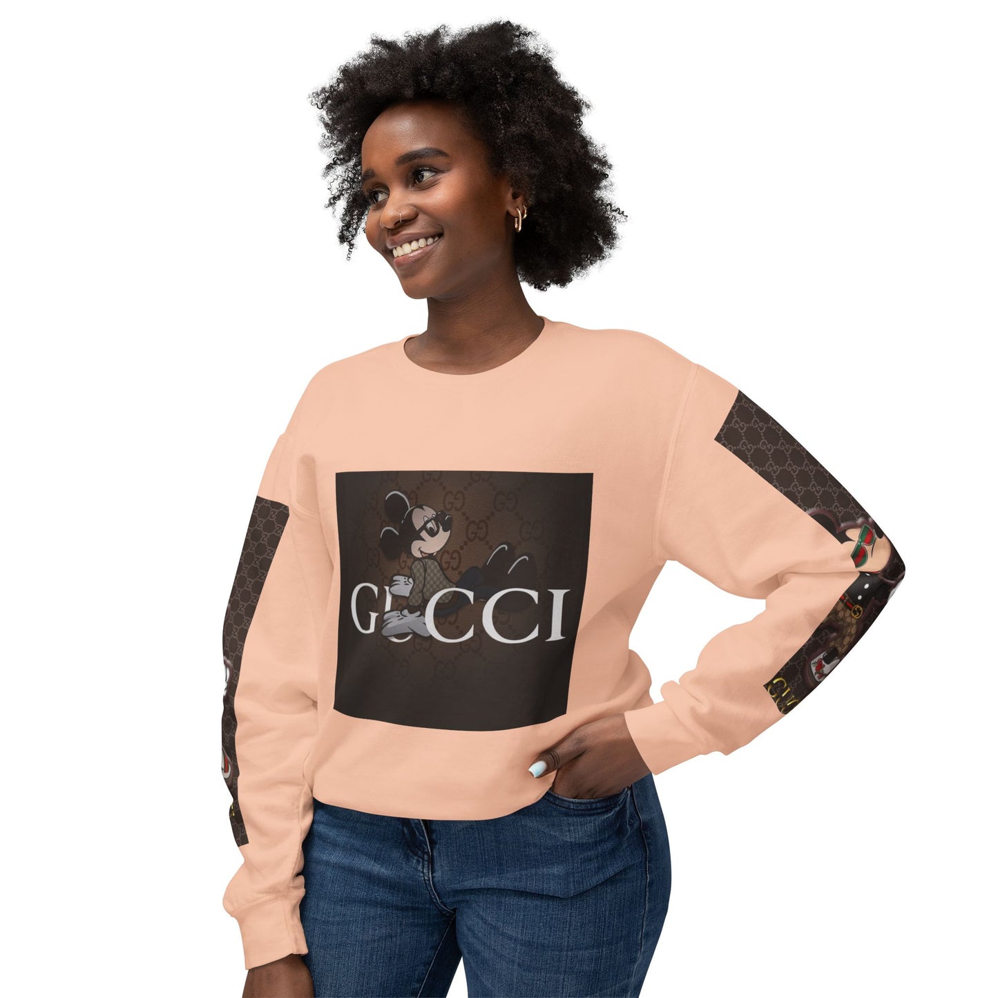 Mickey Mouse Stylish Crewneck Sweatshirt - Unisex Luxury Fashion