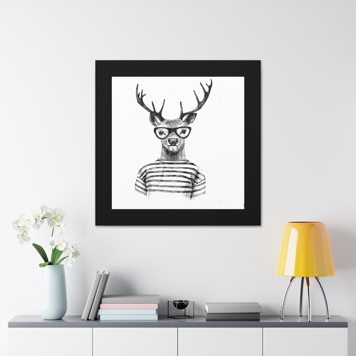 Whimsical Deer Canvas Gallery Wraps - Unique Home Decor for Animal Lovers