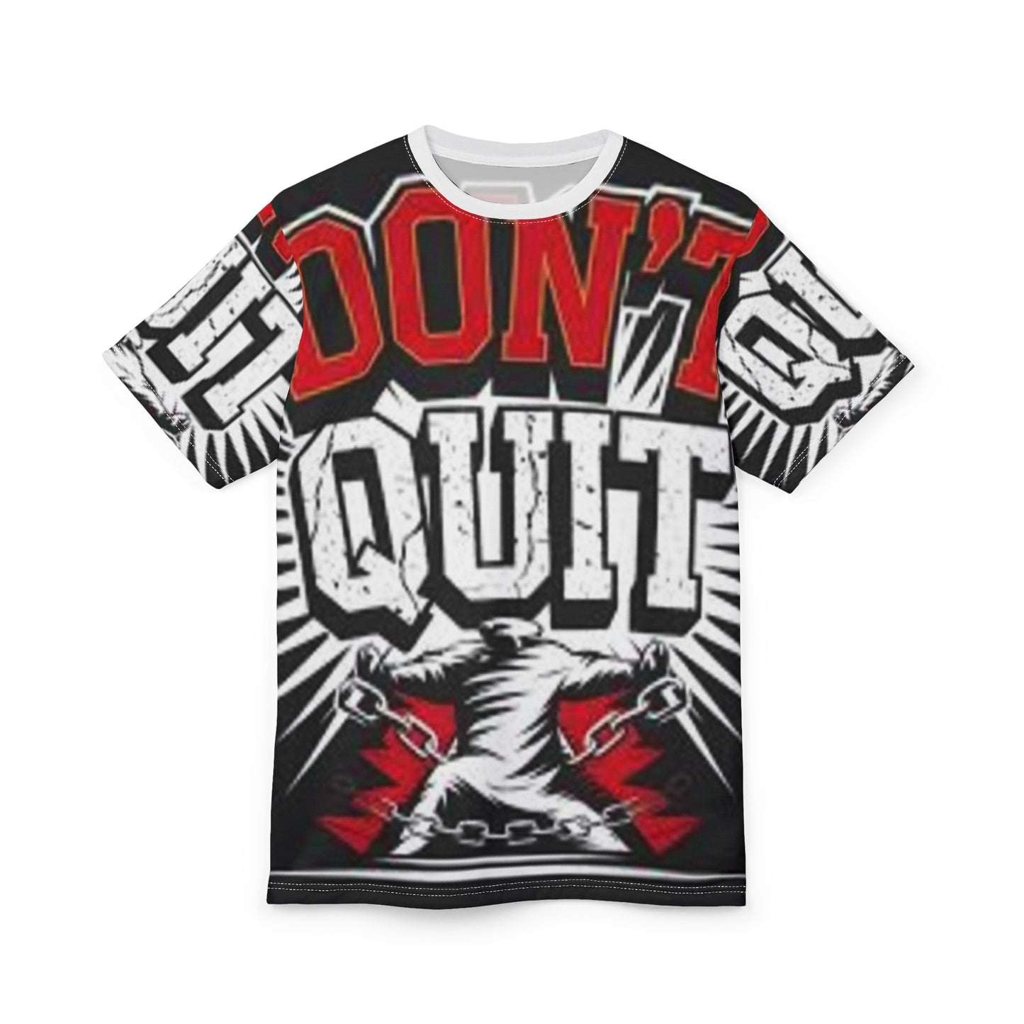 Motivational Unisex Tee - "Don't Quit" Graphic T-Shirt for Fitness Enthusiasts