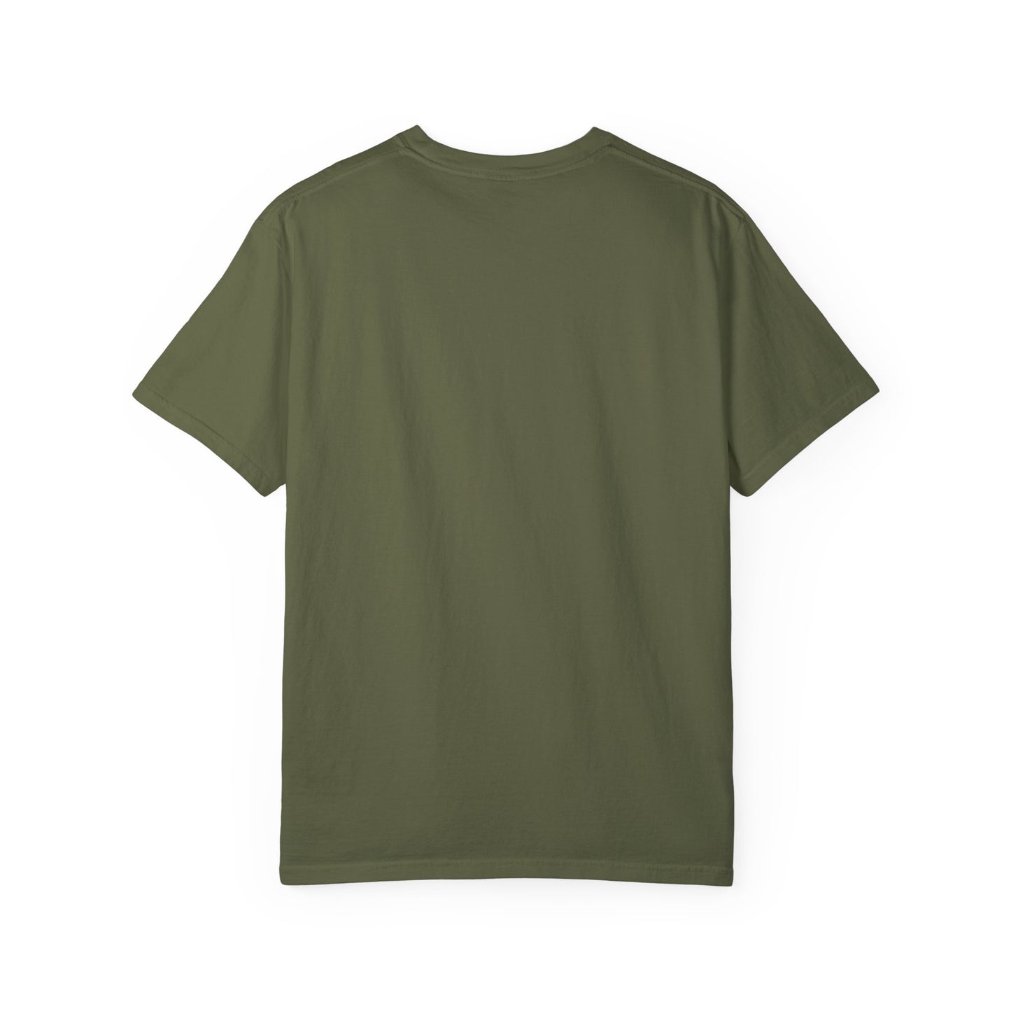 Vintage-Inspired Unisex Garment-Dyed T-Shirt with Artistic Print