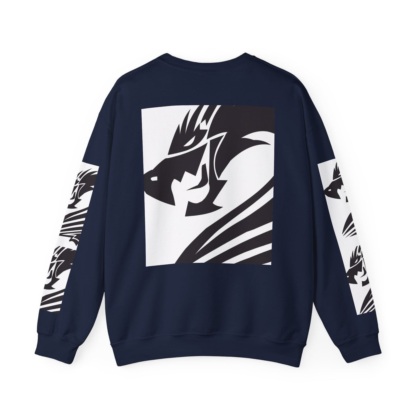 Dragon Graphic Unisex Heavy Blend Sweatshirt - Cozy and Stylish for Fantasy Enthusiasts