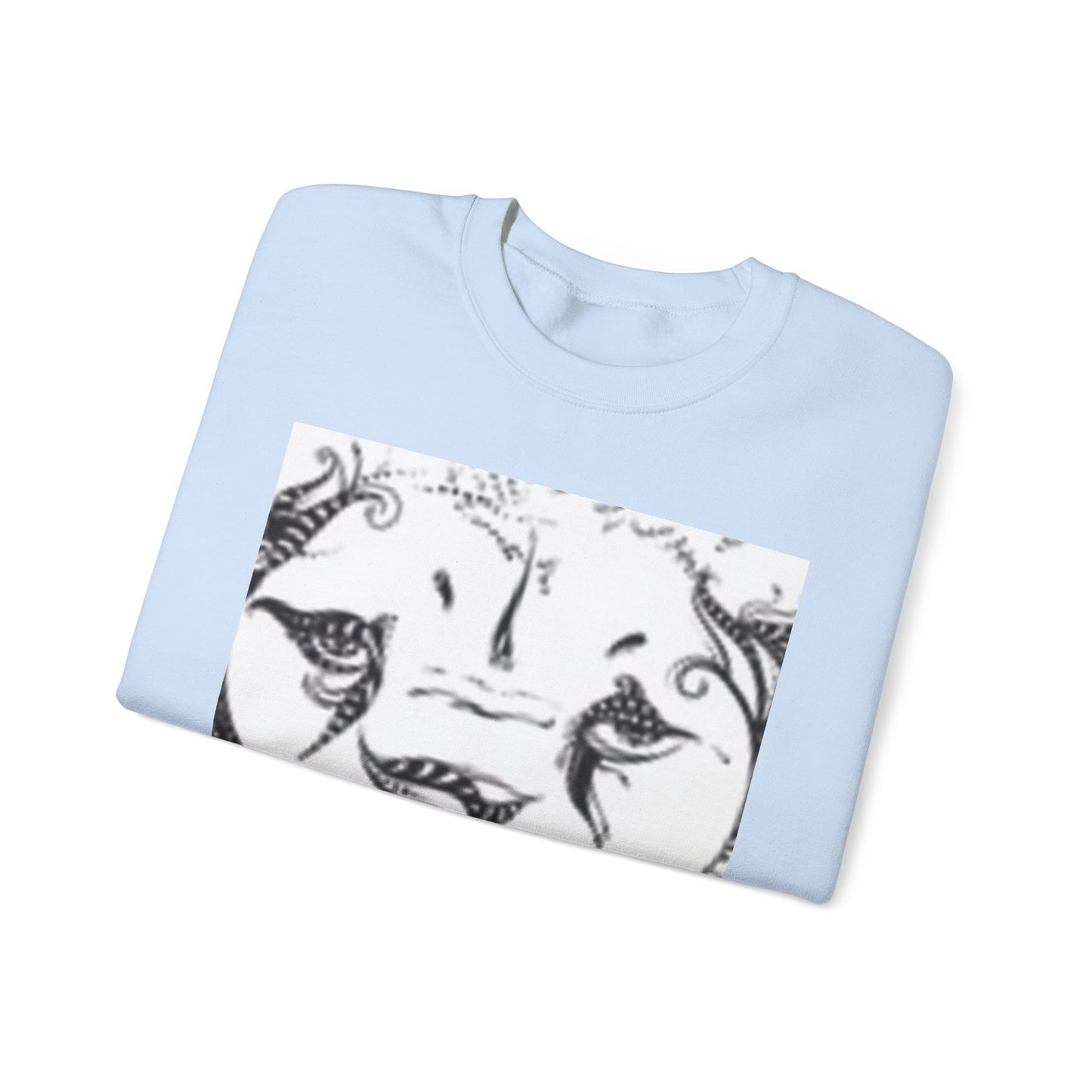 Wild Spirit Lion Graphic Crewneck Sweatshirt | Unisex Heavy Blend