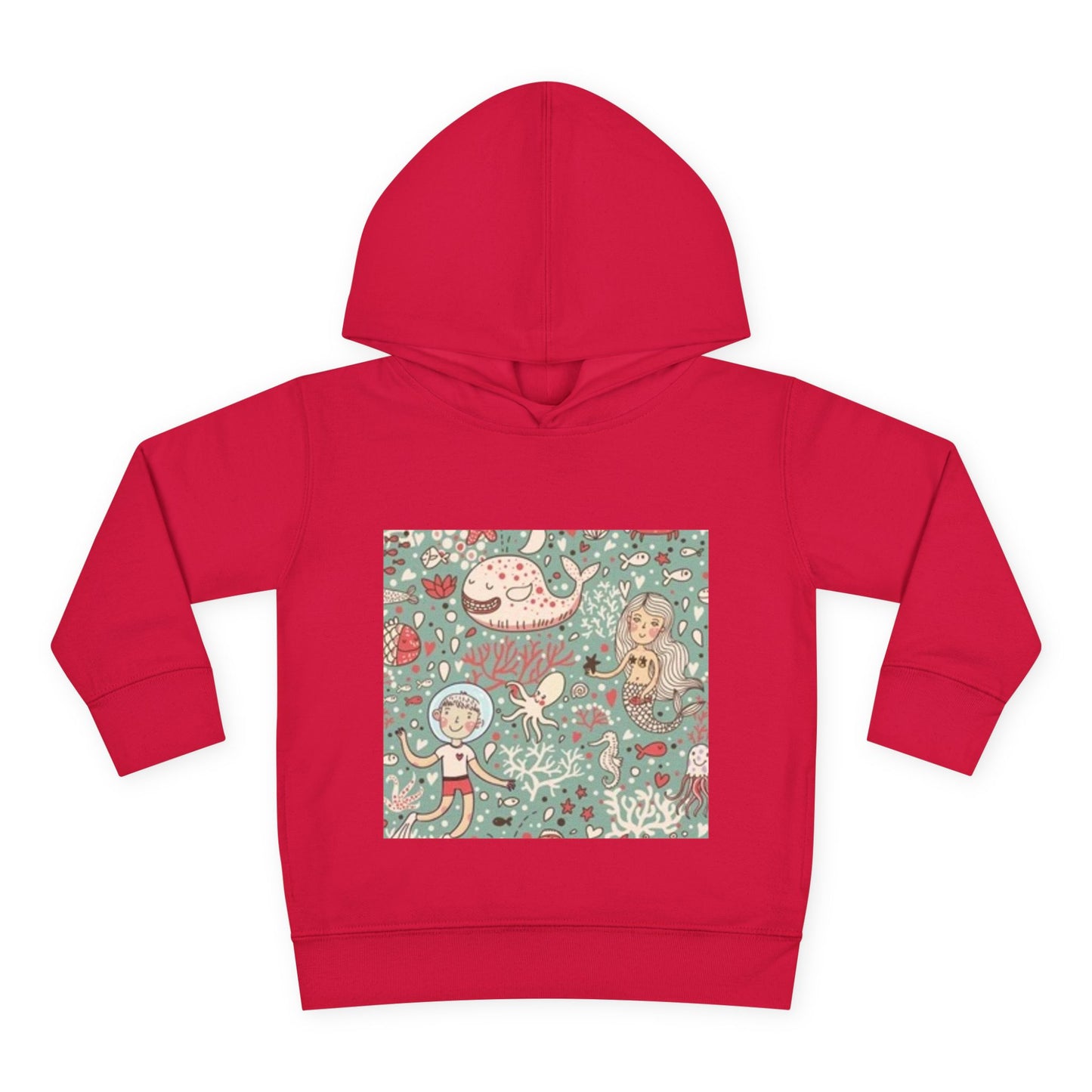 Whimsical Ocean Adventure Toddler Hoodie