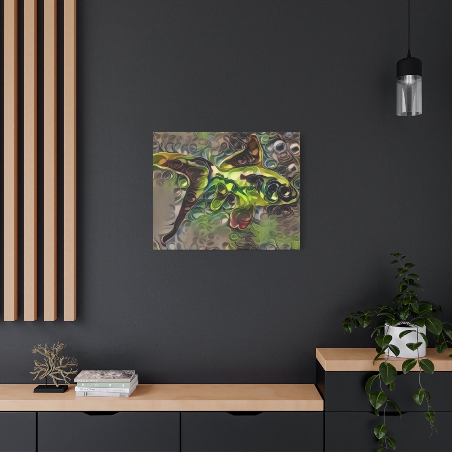 Abstract Nature Canvas Art - Stretched Matte Wall Decor