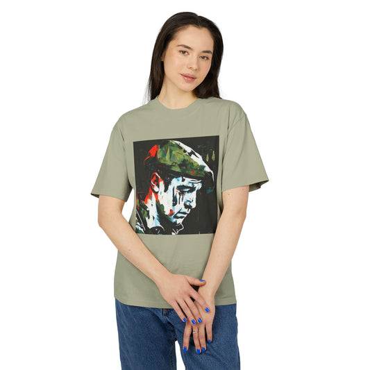 Vintage Military Graphic Tee | Unisex Heavy Faded T-Shirt