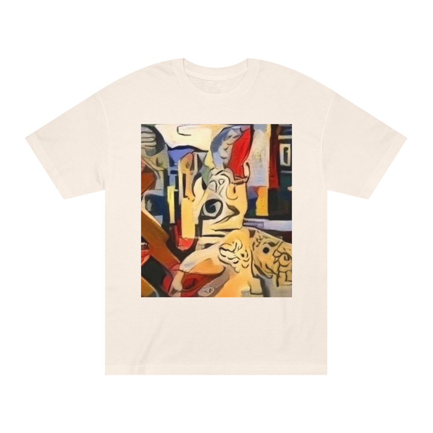 Artistic Unisex Classic Tee - Vibrant Abstract Design