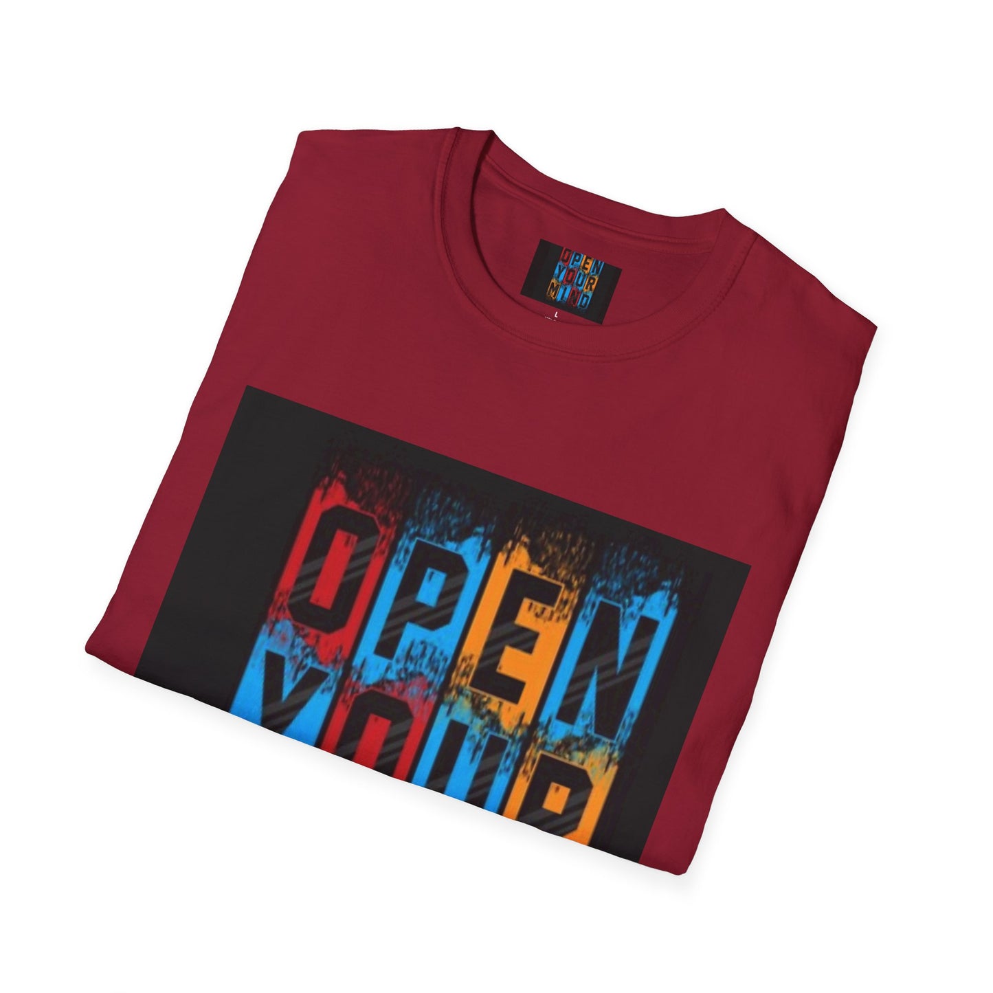 Open Your Mind Unisex Softstyle T-Shirt - Inspiring Wear for Creative Souls