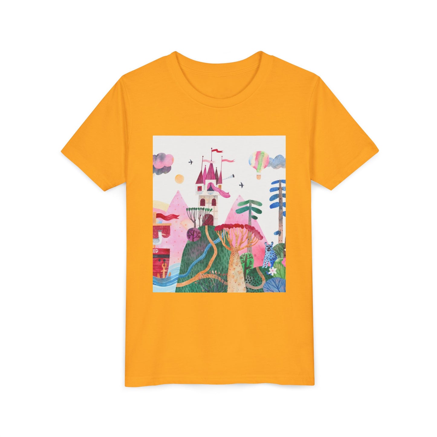 Mermaid Dreams Youth Tee - Cute Short Sleeve T-Shirt for Girls