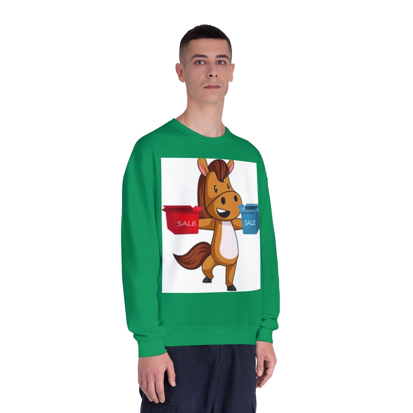 Funny Horse Sale Crewneck Sweatshirt | Unisex NuBlend®