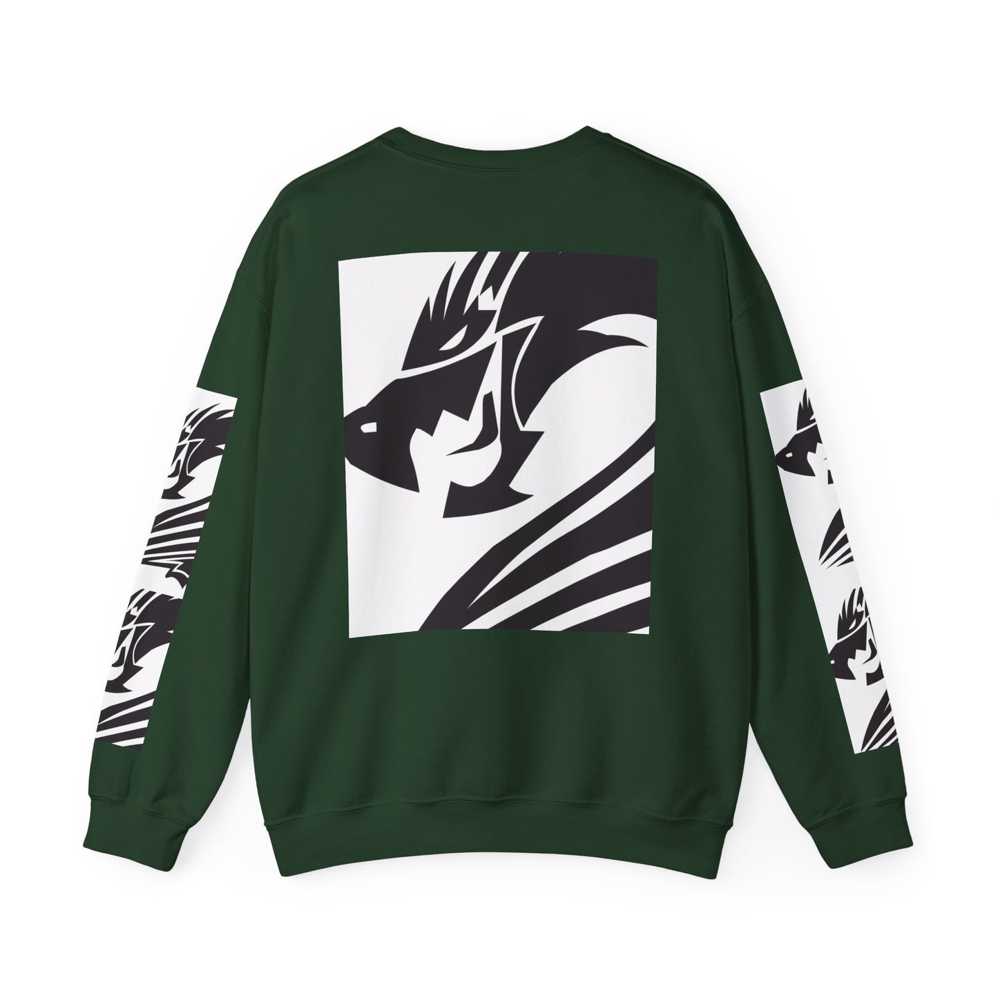 Dragon Graphic Unisex Heavy Blend Sweatshirt - Cozy and Stylish for Fantasy Enthusiasts