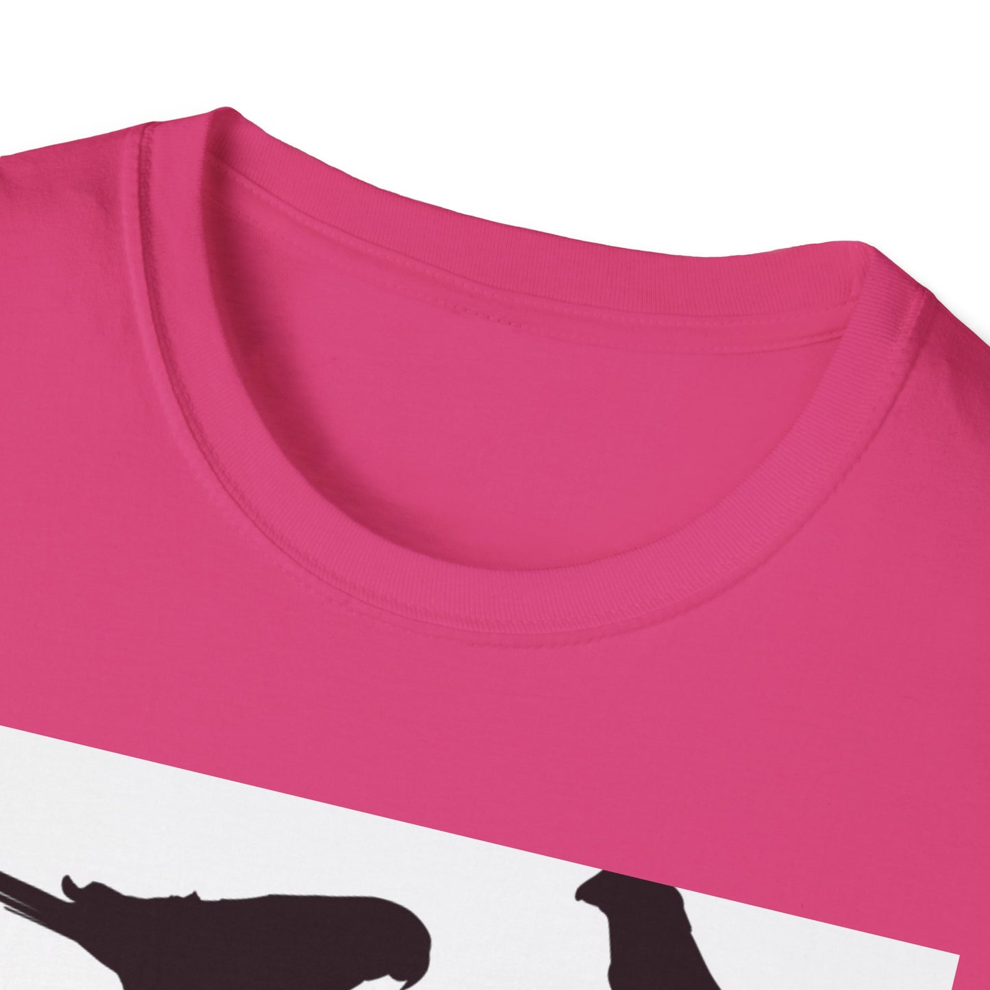 Minimalist Bird Silhouette Unisex Softstyle T-Shirt