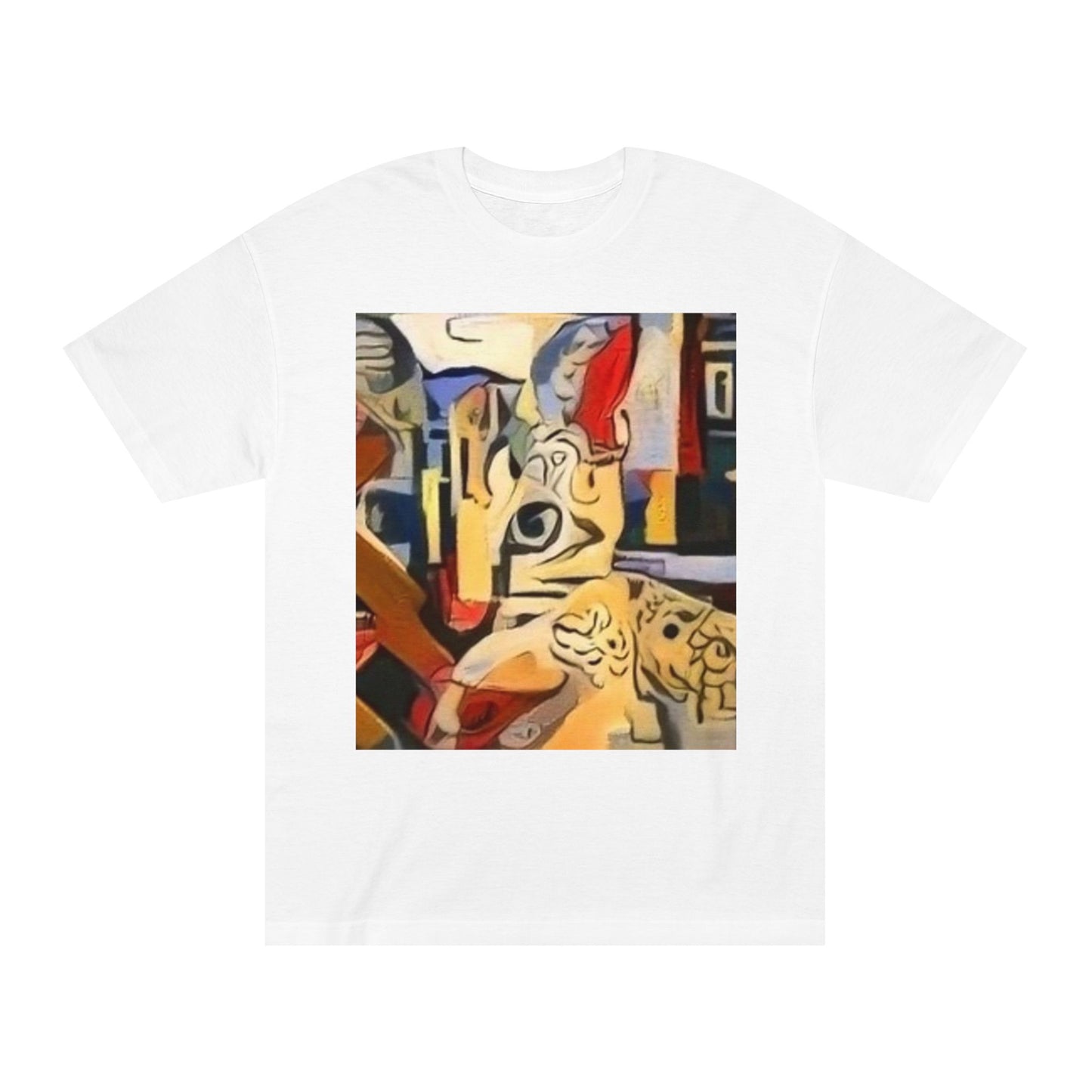 Artistic Unisex Classic Tee - Vibrant Abstract Design
