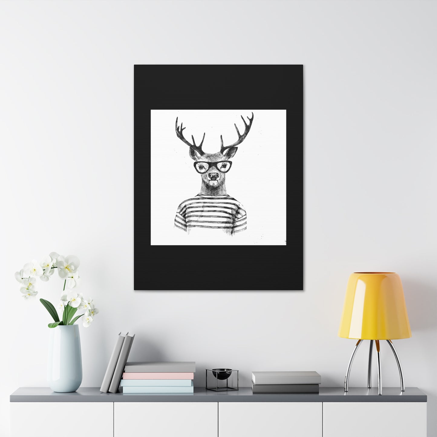 Whimsical Deer Canvas Gallery Wraps - Unique Home Decor for Animal Lovers