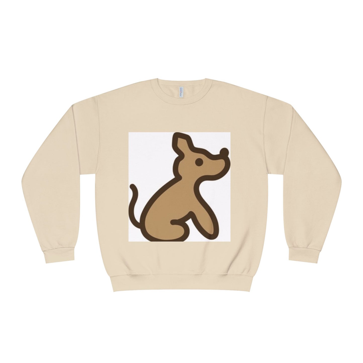 Cute Dog Illustration Unisex Crewneck Sweatshirt - Cozy Pet Lover Gift