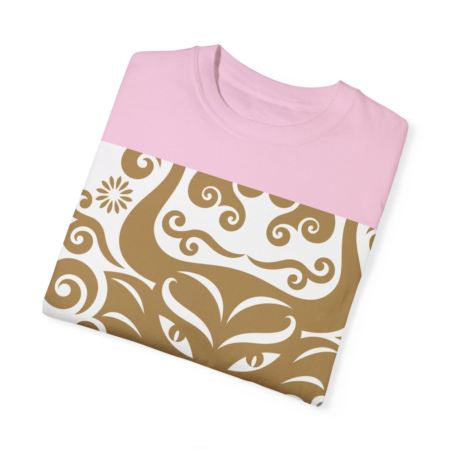 Garment-Dyed Dragon Graphic T-shirt for Nature Lovers