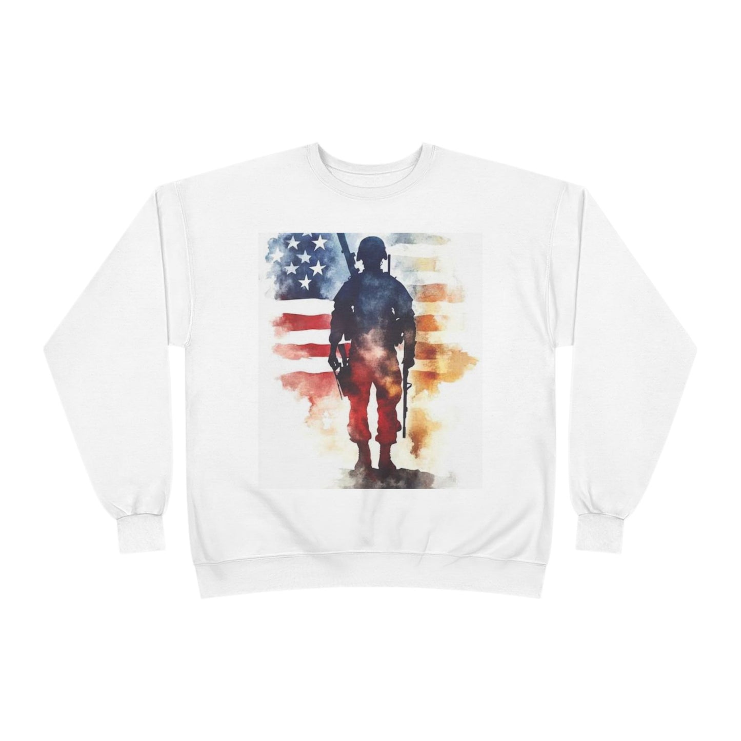 Patriotic Soldier EcoSmart® Crewneck Sweatshirt