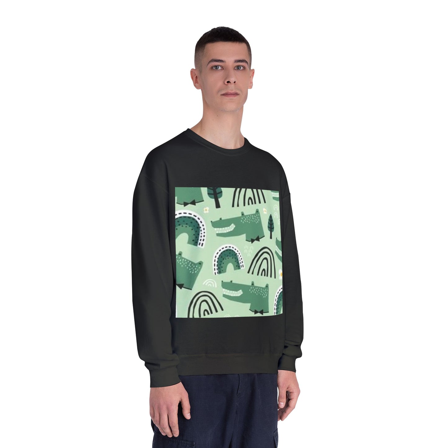 Whimsical Nature Print Unisex Crewneck Sweatshirt - Cozy and Stylish for Life’s Adventures
