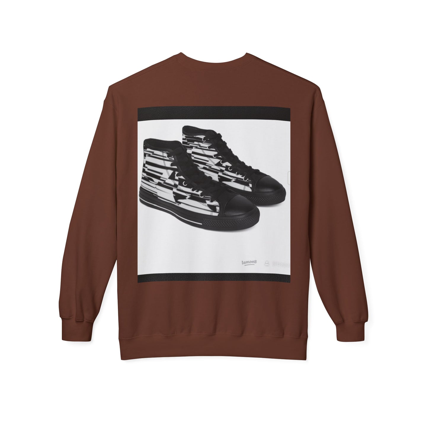 Cool Rhino and Sneakers Fleece Sweatshirt for Trendsetters