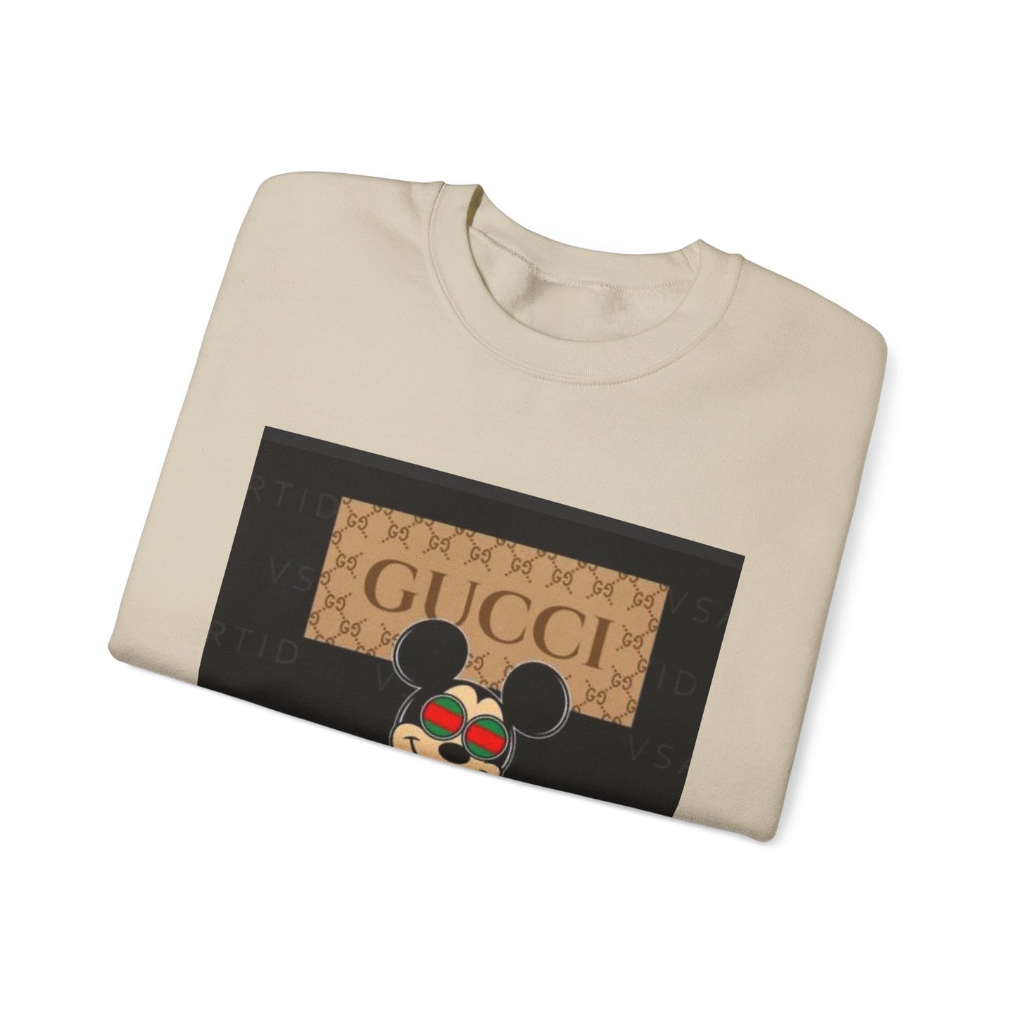 Gucci-Inspired Mickey Mouse Unisex Heavy Blend™ Crewneck Sweatshirt