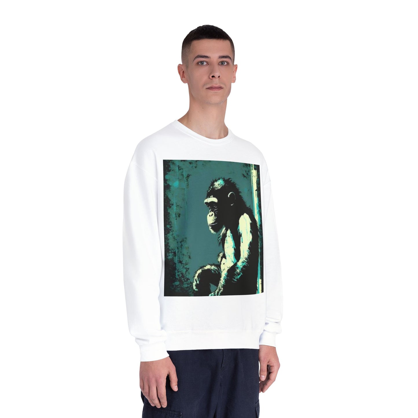Artistic Gorilla Crewneck Sweatshirt