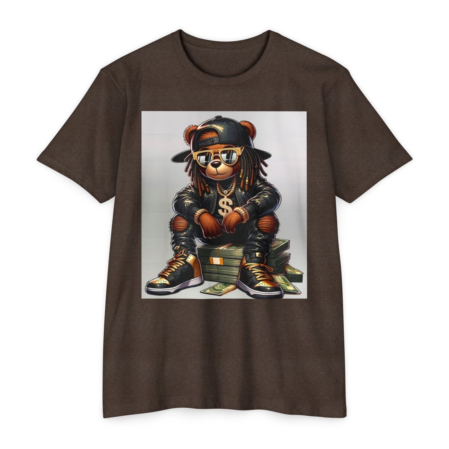 Cool Graffiti Bear Unisex T-Shirt - Colorful Street Art Inspired Tee