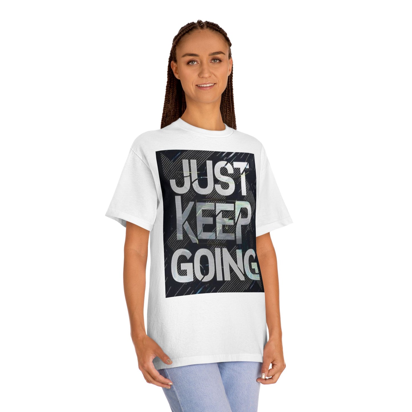 Motivational Unisex Classic Tee - Just Keep Going