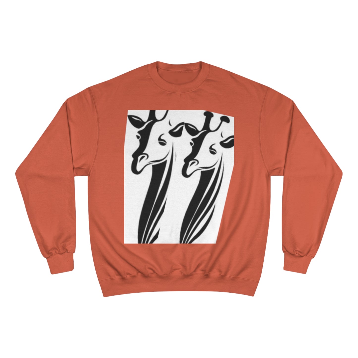 Giraffe Lovers Champion Sweatshirt - Cozy Wildlife Apparel