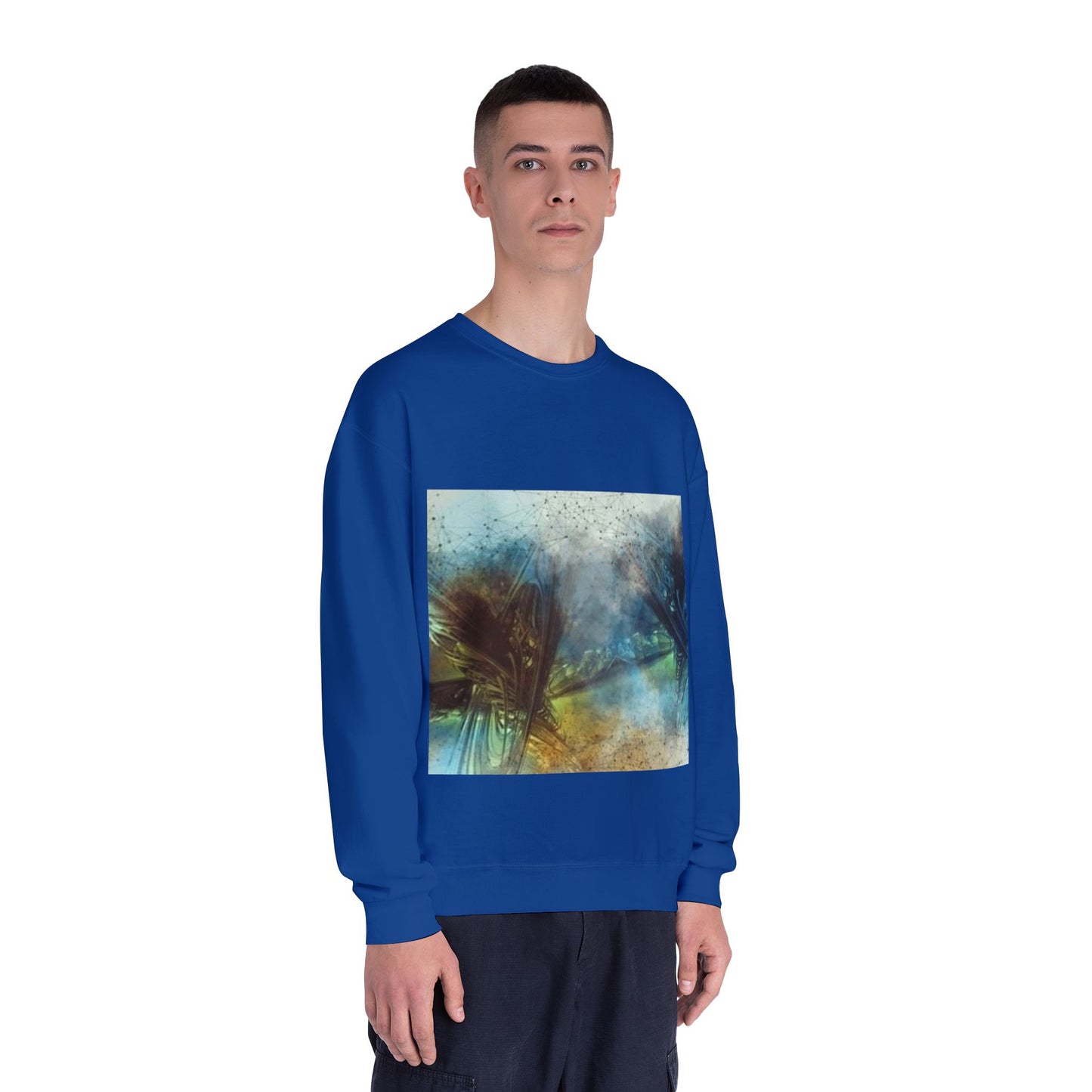 Tranquil Abstract Unisex Crewneck Sweatshirt - Cozy & Artistic