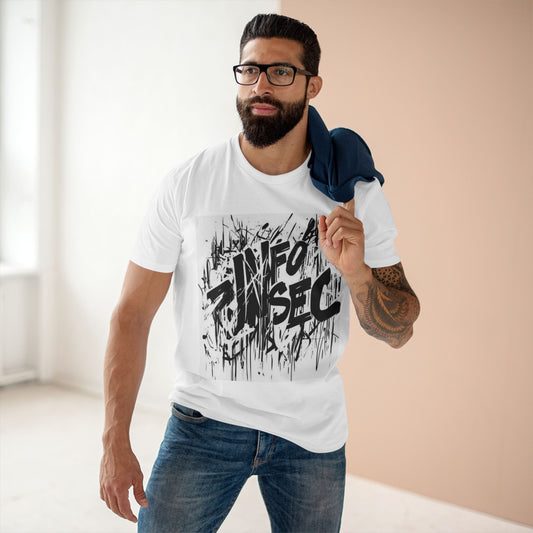 Trendy Graphic Tee with 'INFO SEC' Design – Perfect for Casual Wear or Cybersecurity Fans