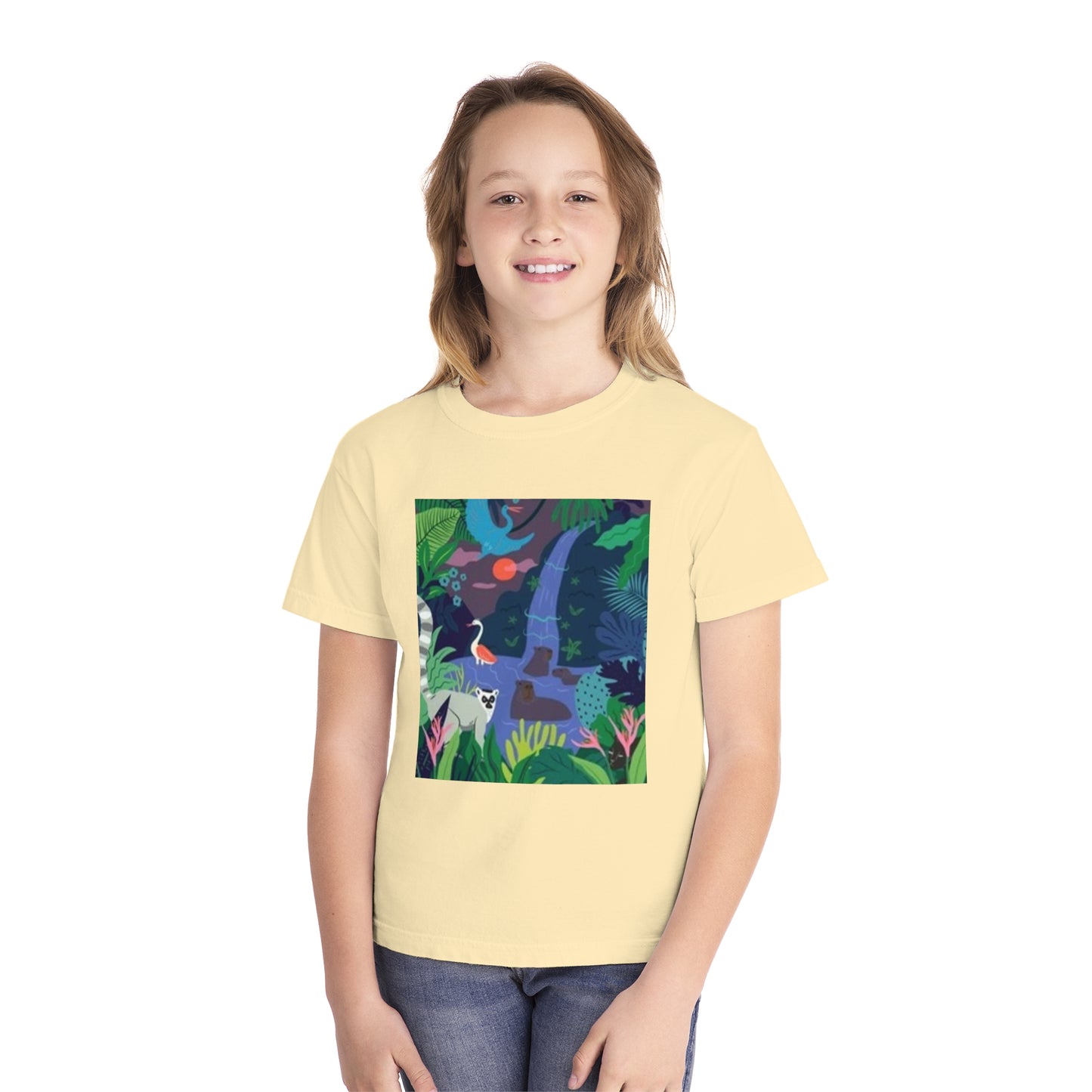 Colorful Jungle Adventure Youth Tee