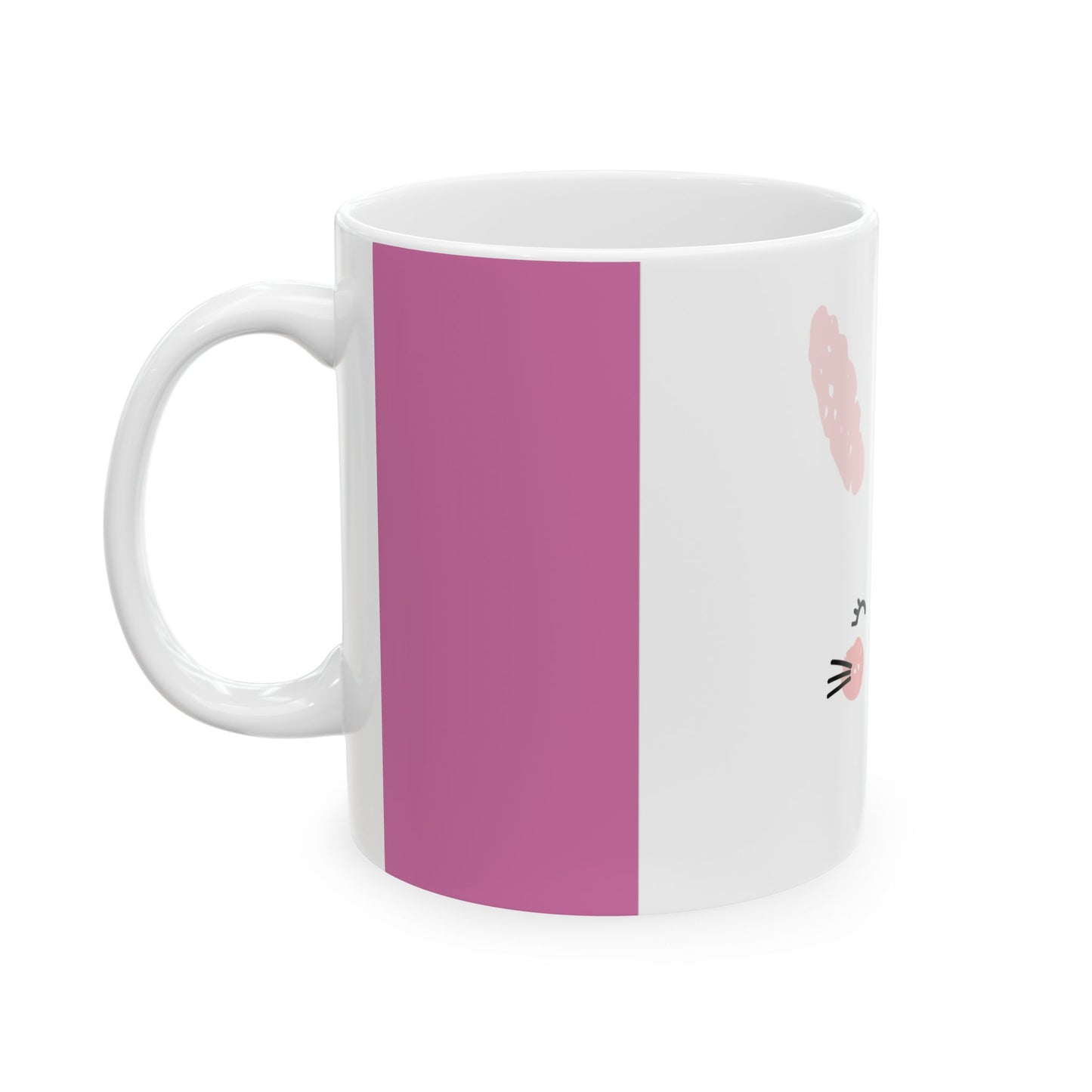 Cute Bunny Ceramic Mug – Ideal Gift for Animal Lovers