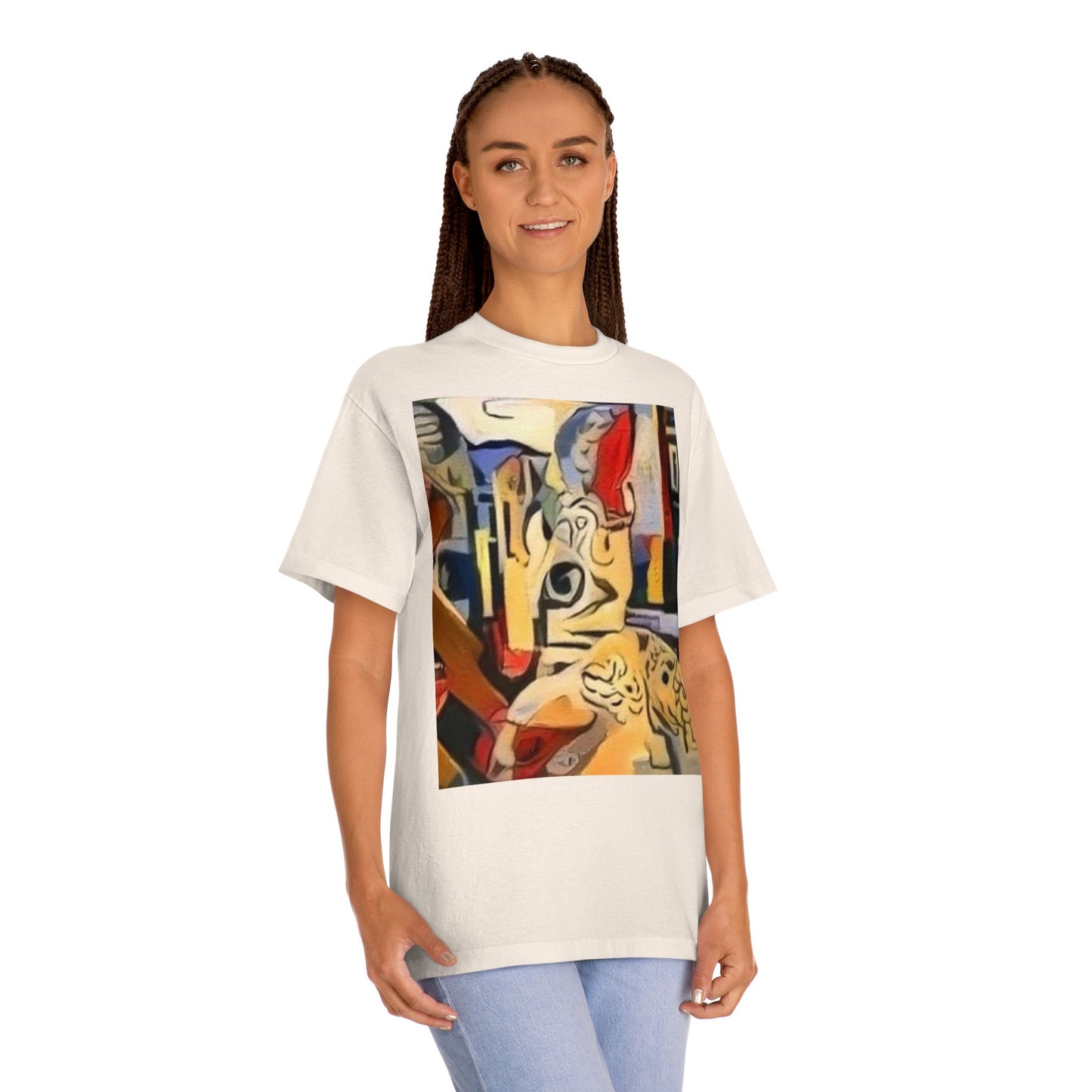 Artistic Unisex Classic Tee - Vibrant Abstract Design