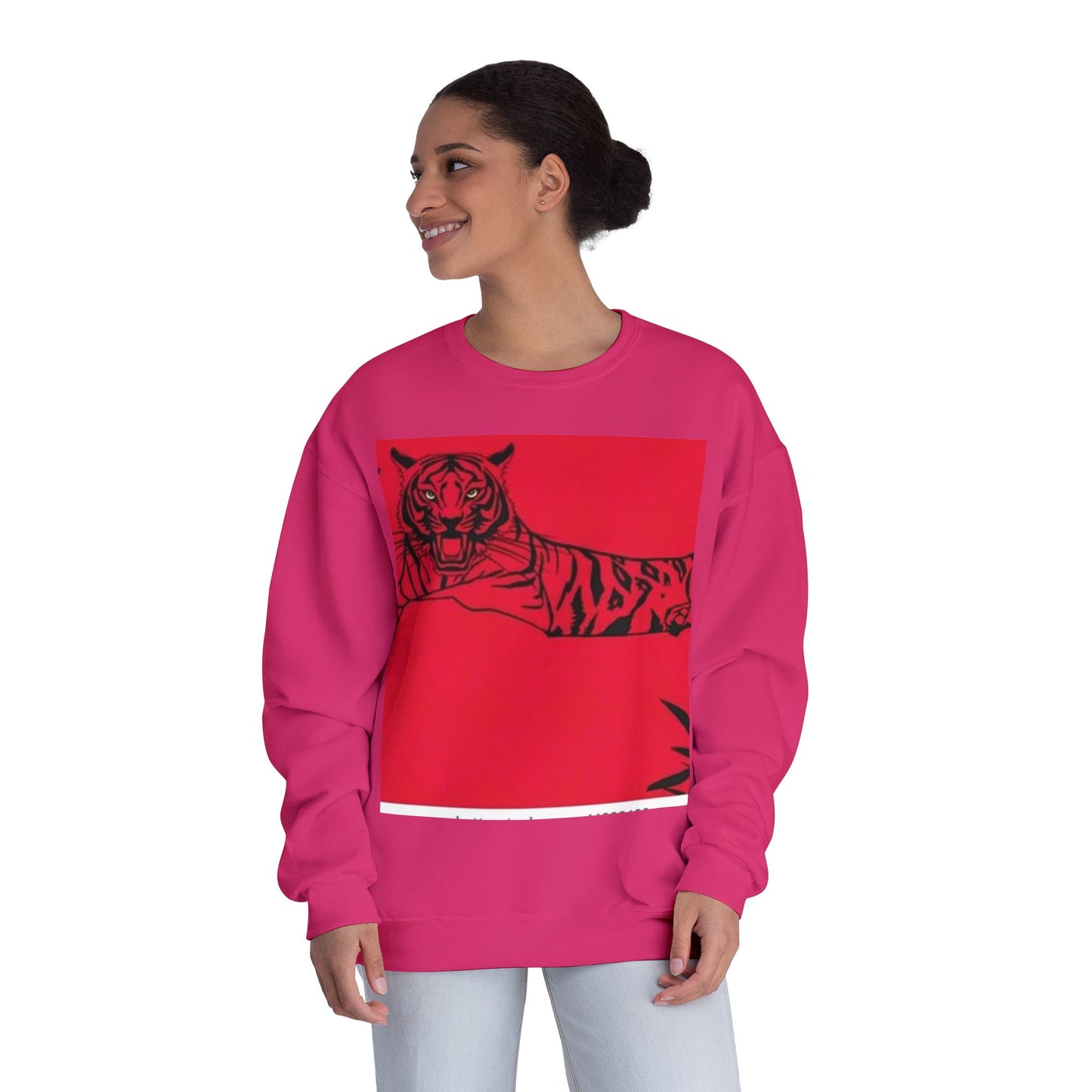 Bold Tiger Graphic Unisex Sweatshirt - Chill Vibes, Perfect for Every Occasion